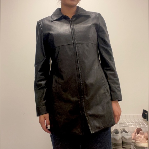 FLATTERING DANIER WOMEN’S GENUINE LEATHER JACKET with removable vest inside - Picture 1 of 9